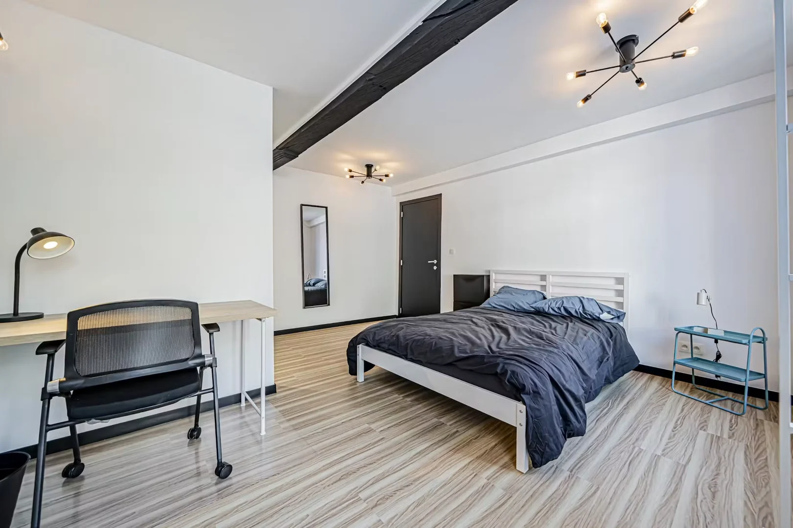 Quarto amigo do estudante em  com comodidades modernas