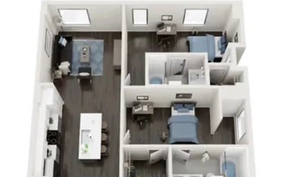 Chambre à louer avec lit double {area}