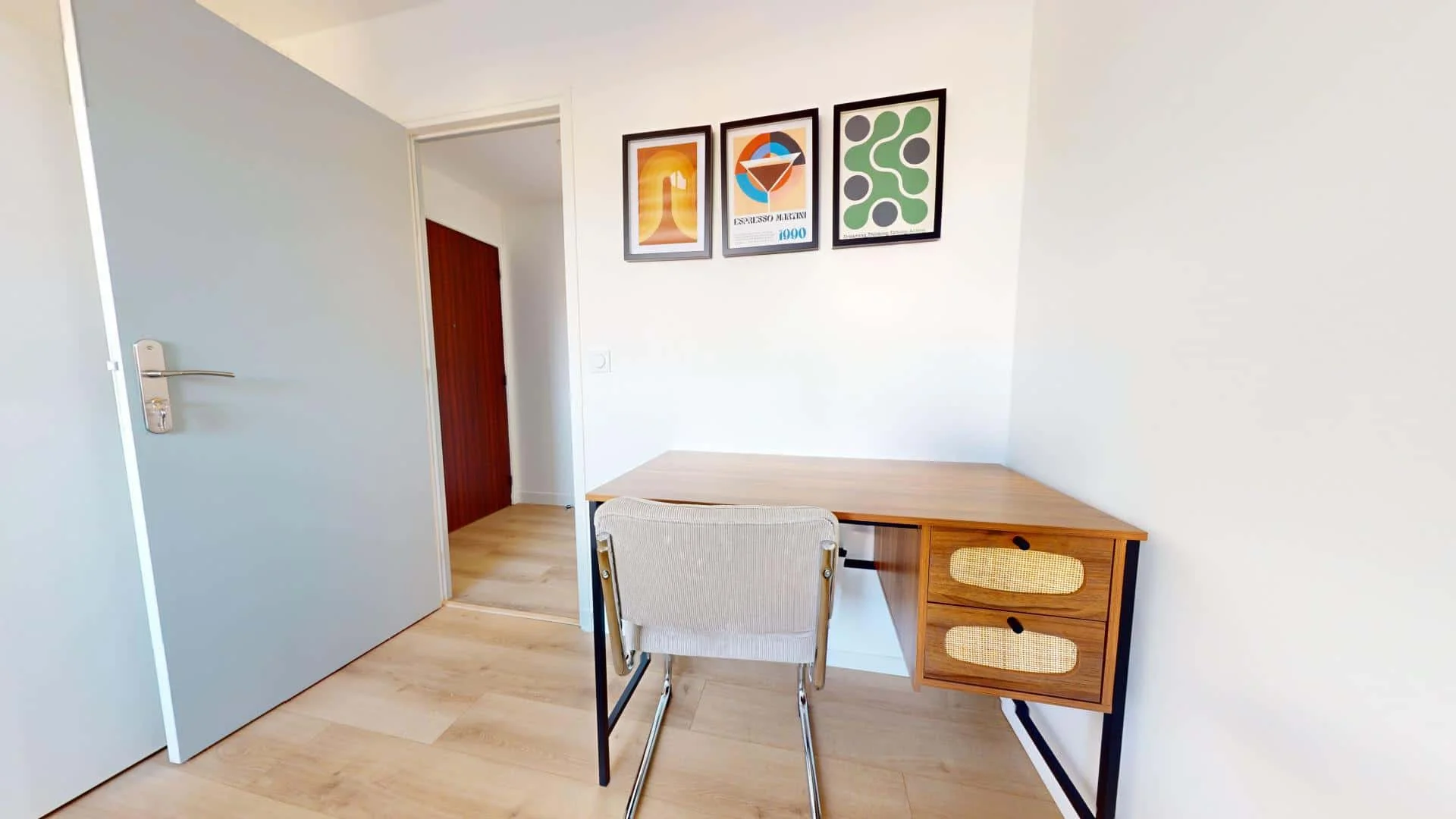 Quarto de estudante funcional perfeito para estudar em 
