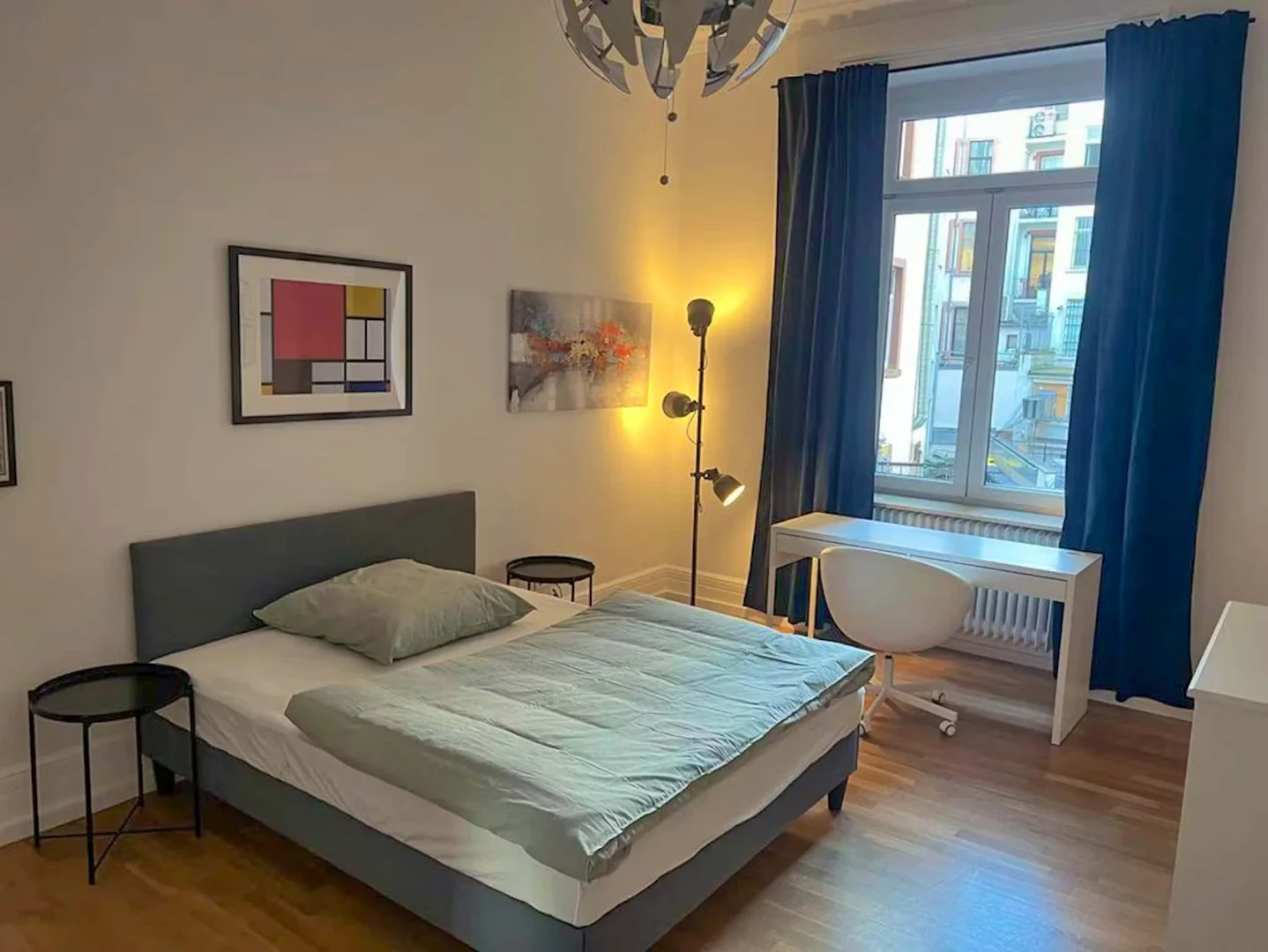 Affordable room for students with ample lighting in 