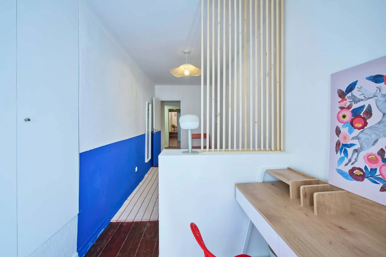 Quarto de estudante económico perto do campus em 