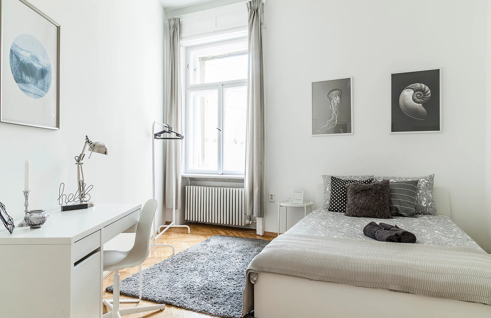 Chambre d'étudiant confortable et spacieuse dans 