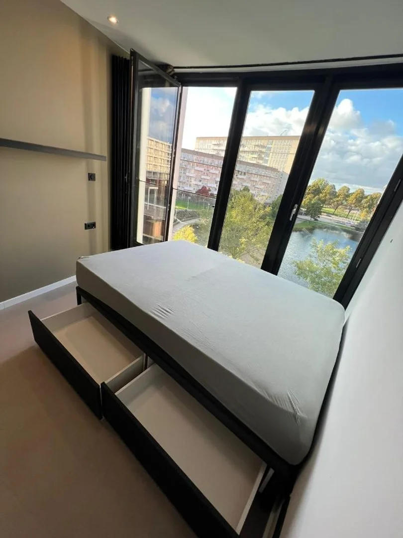 Student-friendly room in  with modern amenities