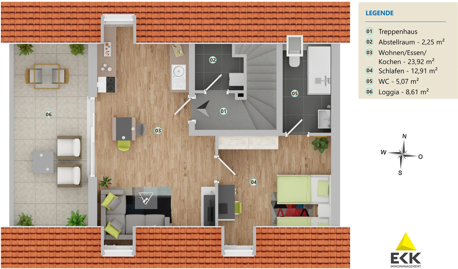 Budget-friendly student room close to campus in 