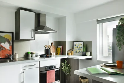 Quarto privado em residência em Pellett St, Cardiff CF10 4FD, United Kingdom, imagem 13 de 21