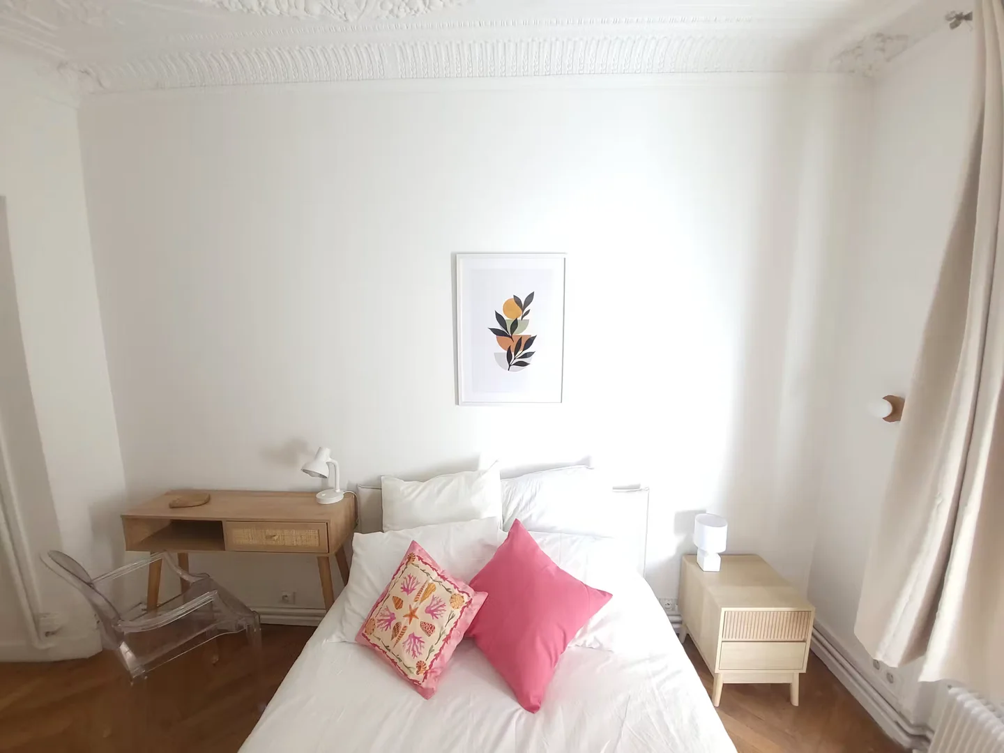 Habitación asequible para estudiantes con buena iluminación en 