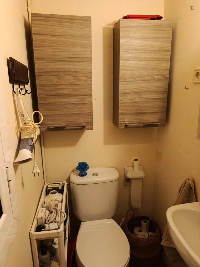 Habitación estudiantil amplia y cómoda en 