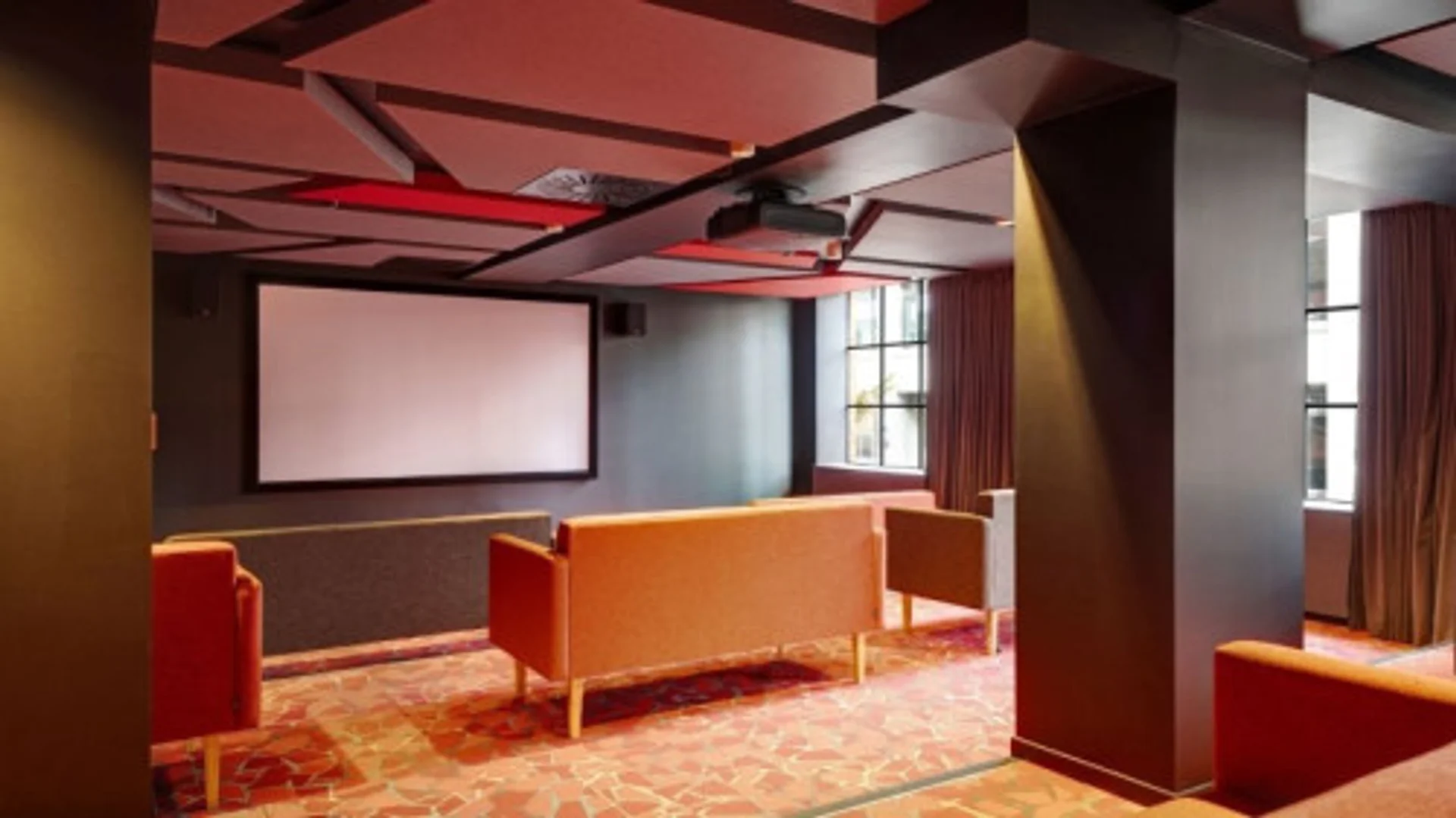 Chambre d'étudiant à  avec espace d'étude et installations communes