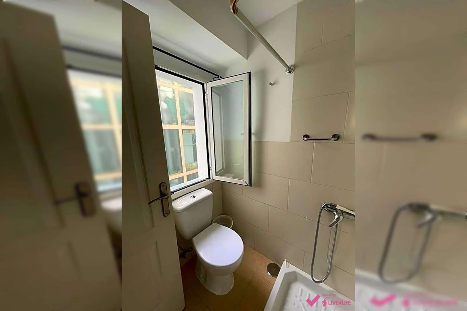 Affordable room for students with ample lighting in