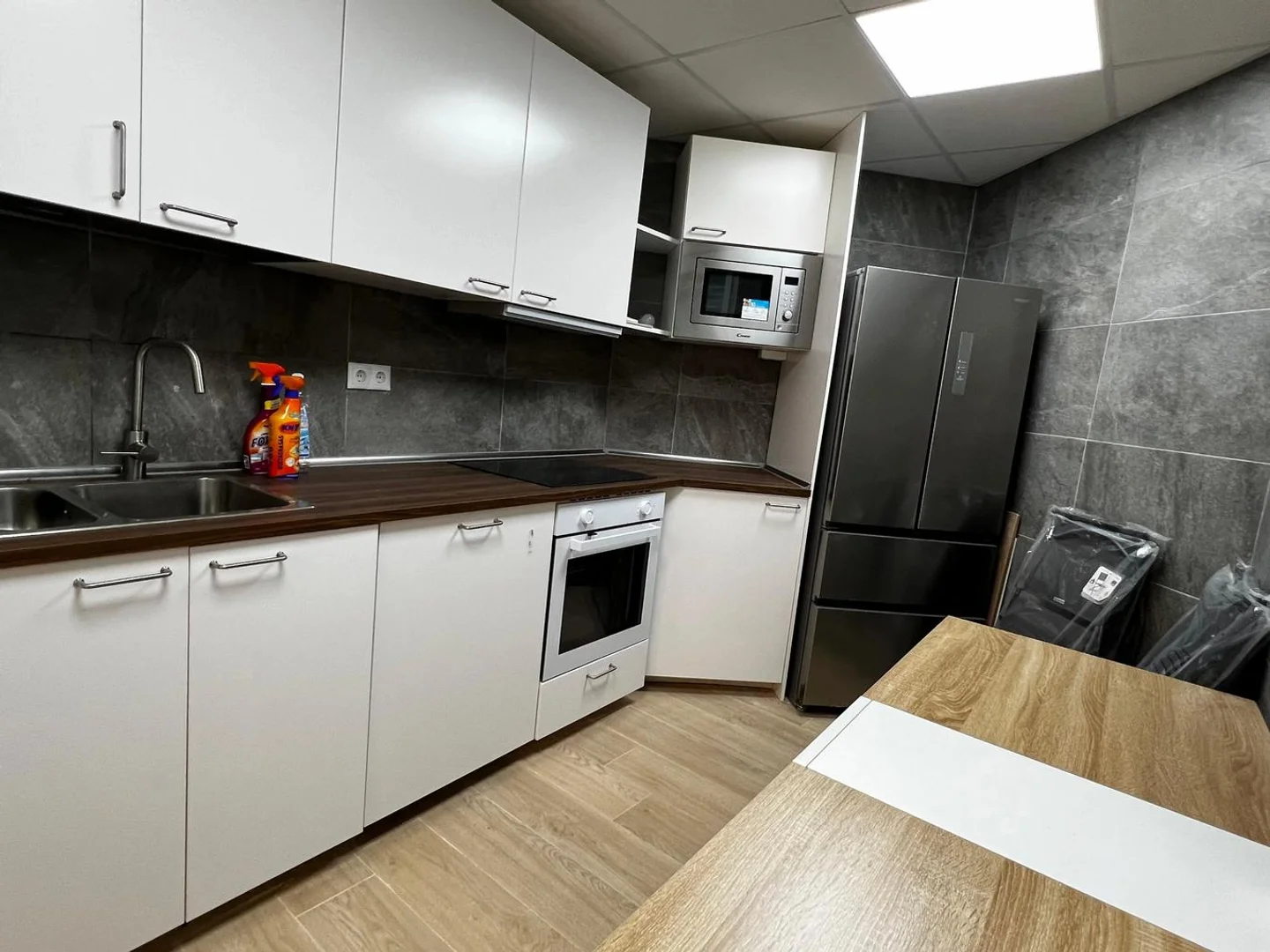 Student room in  with study area and shared facilities