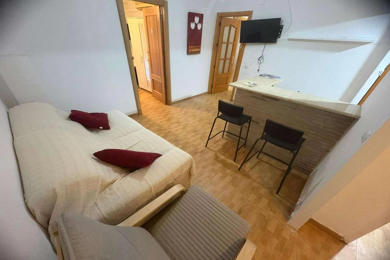 Habitación para estudiantes en  con modernas comodidades