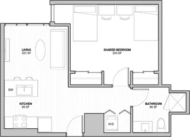Appartamento intero in residence in 100 S Chauncey Ave, West Lafayette, IN 47906, United States , immagine 5 di 40