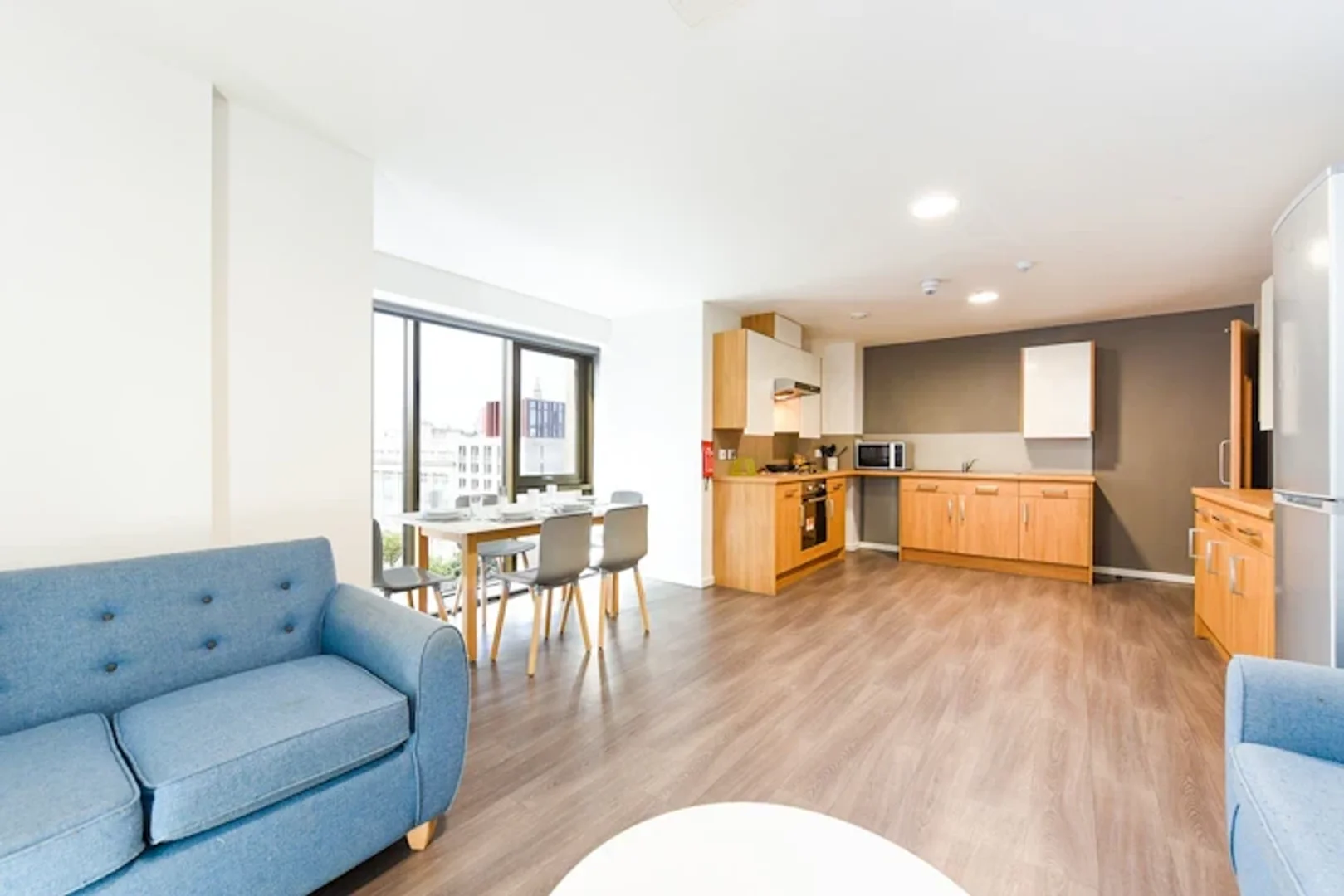 Bright and airy student room with easy university access in 