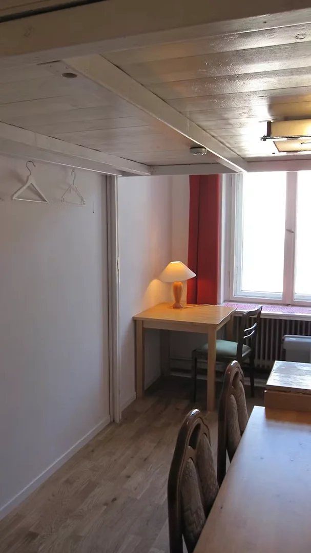 Chambre abordable pour les étudiants avec un bon éclairage dans 