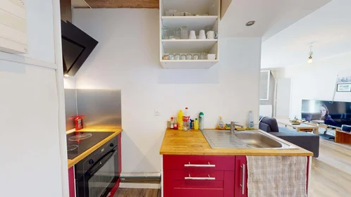 Quarto privado em 145 Av. de la Libération Charles de Gaulle, 33110 Le Bouscat, France, imagem 8 de 17