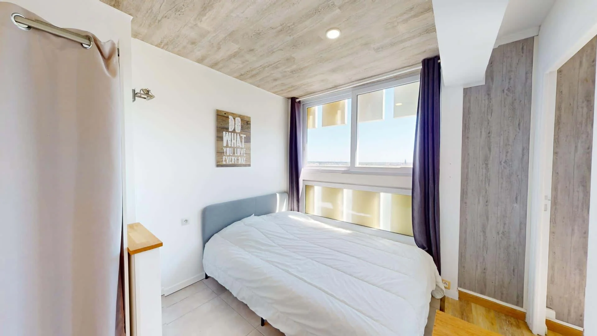 Student room in  with study area and shared facilities