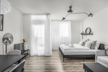 {area} de tamamen mobilyalı daire