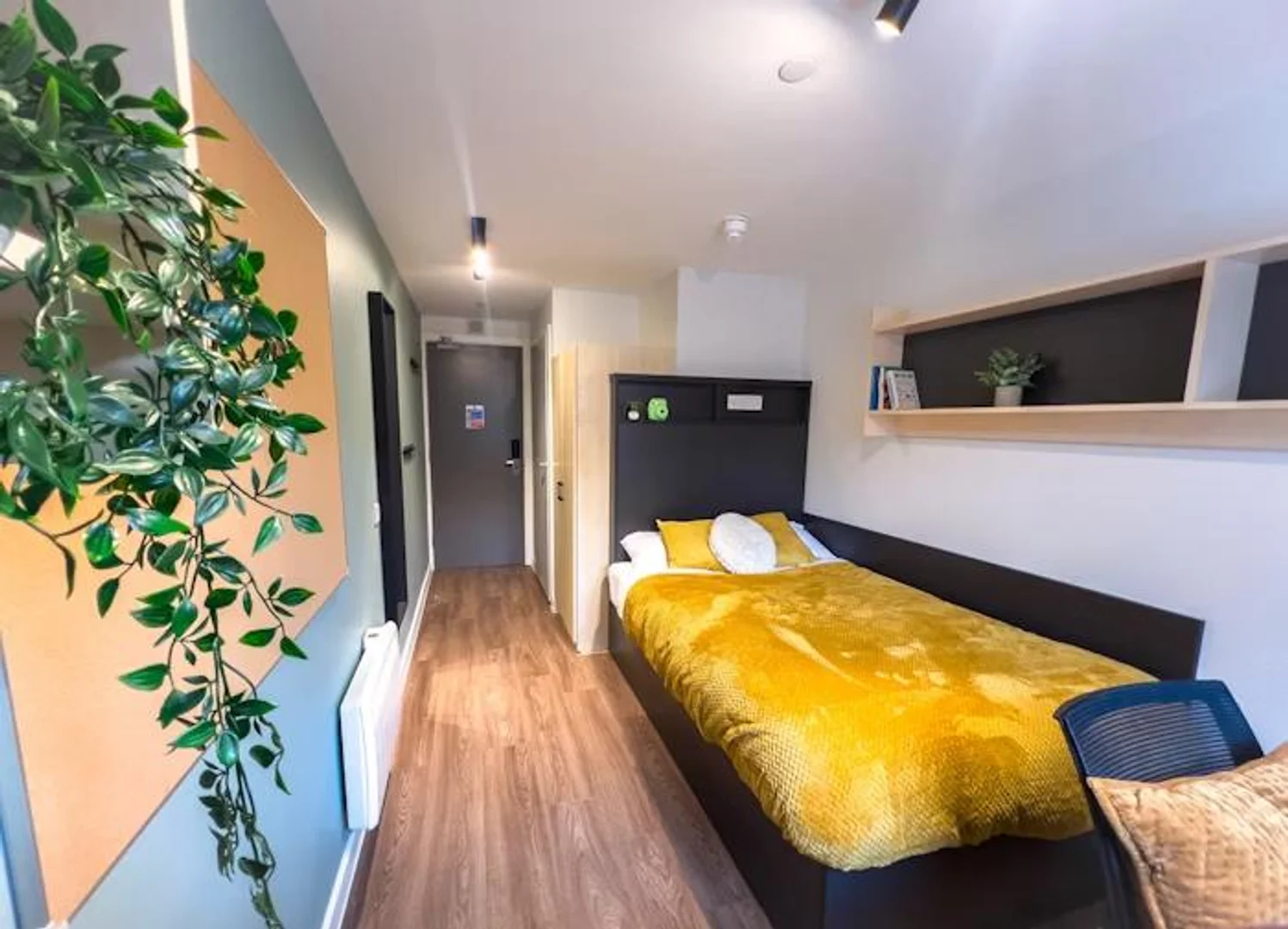 Chambre d'étudiant fonctionnelle parfaite pour étudier dans 