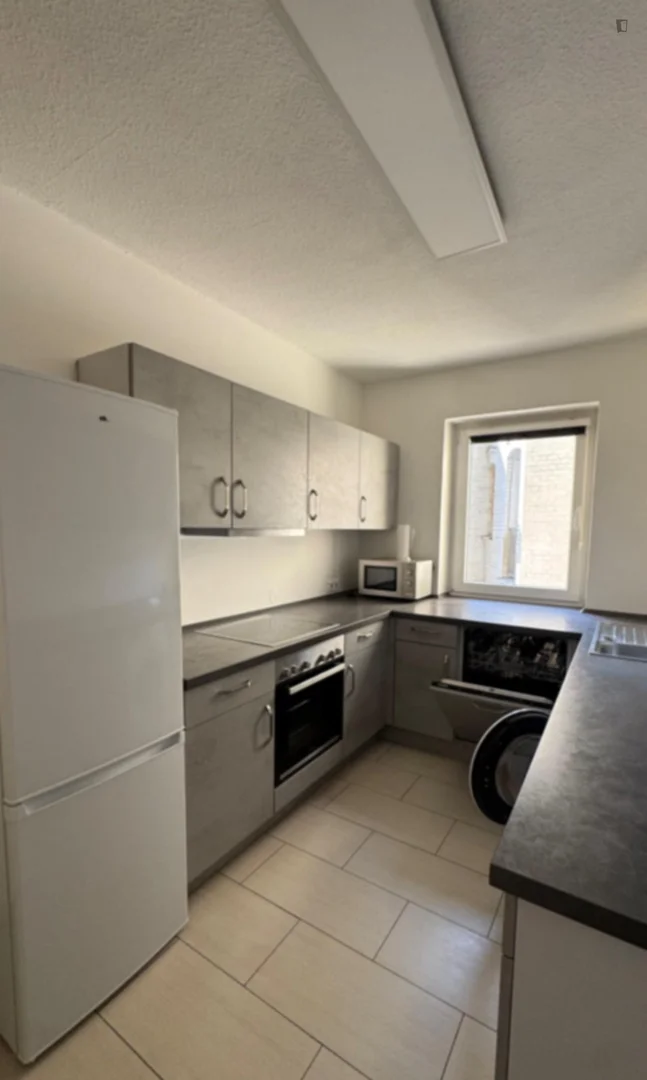 Camera per studenti in  con area studio e servizi in comune