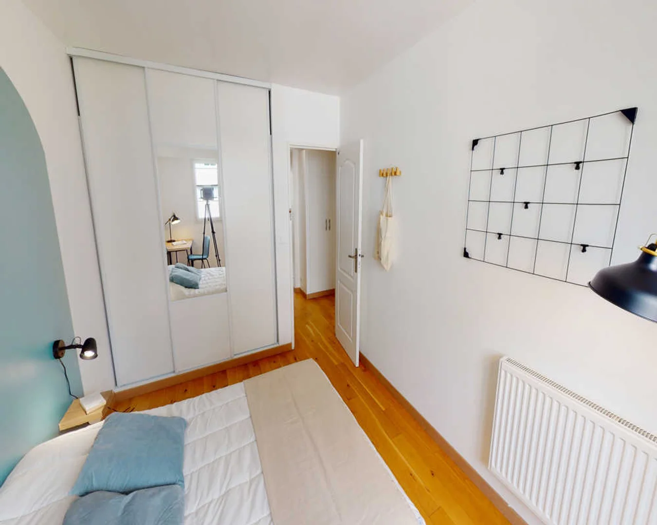 Chambre d'étudiant confortable et spacieuse dans 