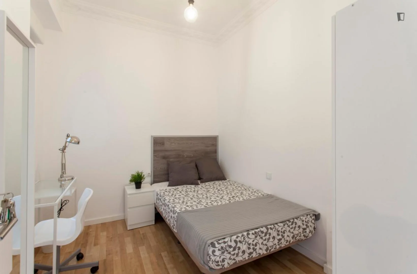 Helles und luftiges Studentenzimmer mit einfachem Zugang zur Universität in 