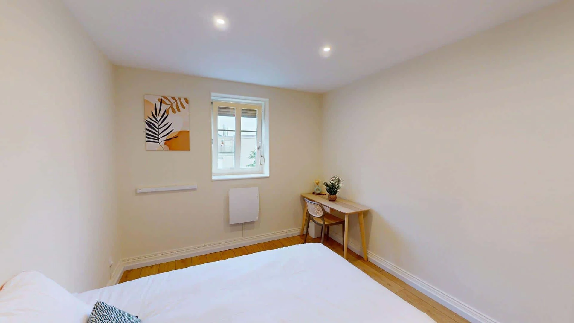 Chambre d'étudiant confortable et spacieuse dans 
