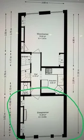 Özel oda konumu Bloemstraat, 3 4 görüntüsü