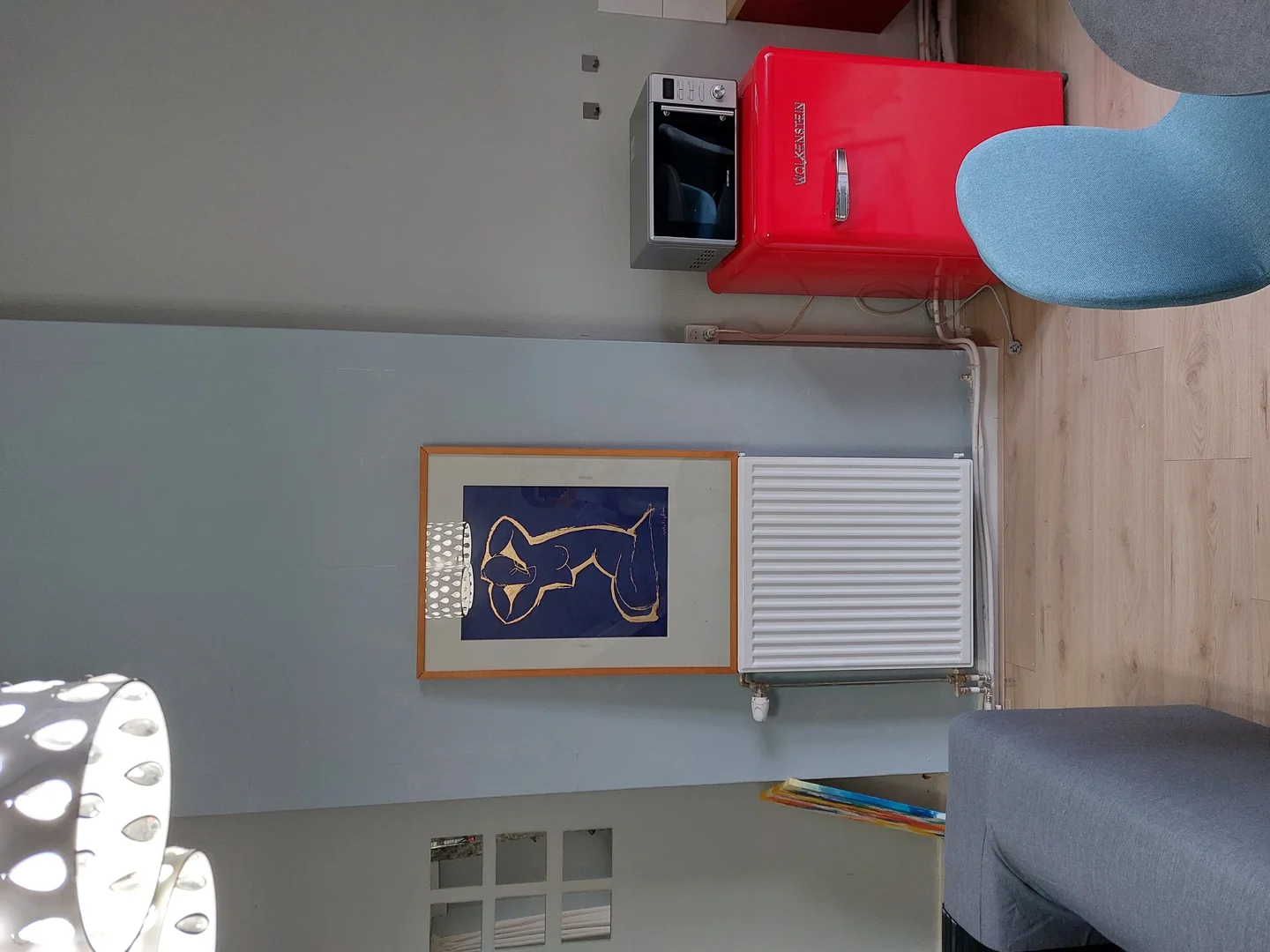 Habitación asequible para estudiantes con buena iluminación en 