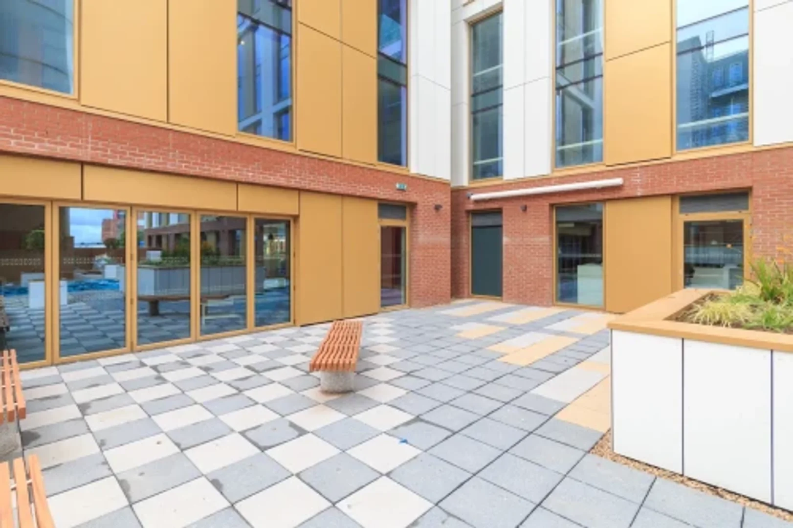 Affordable room for students with ample lighting in 