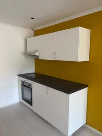 {area} de ortak bir dairede kiralık oda