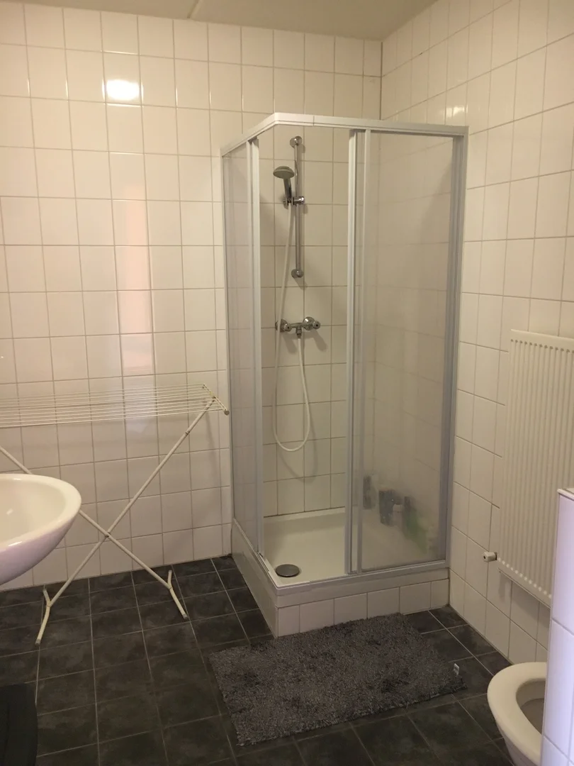 'de öğrenci dairesinde, tamamen mobilyalı kiralık oda