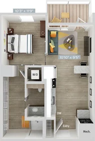 Gesamte Unterkunft im Wohnheim in der 2, Leighton St., Unit 2-661, East Cambridge, Cambridge, MA, 02141, bild 6 von 34