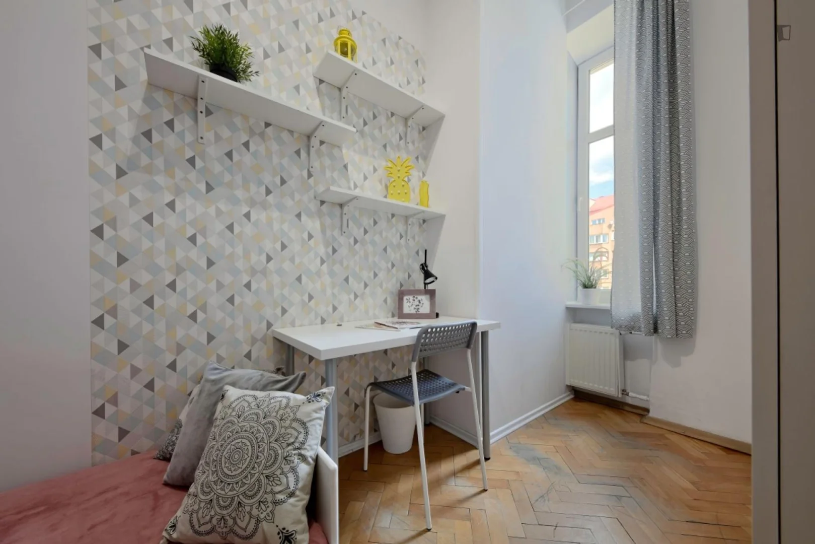 Quarto de estudante funcional perfeito para estudar em 