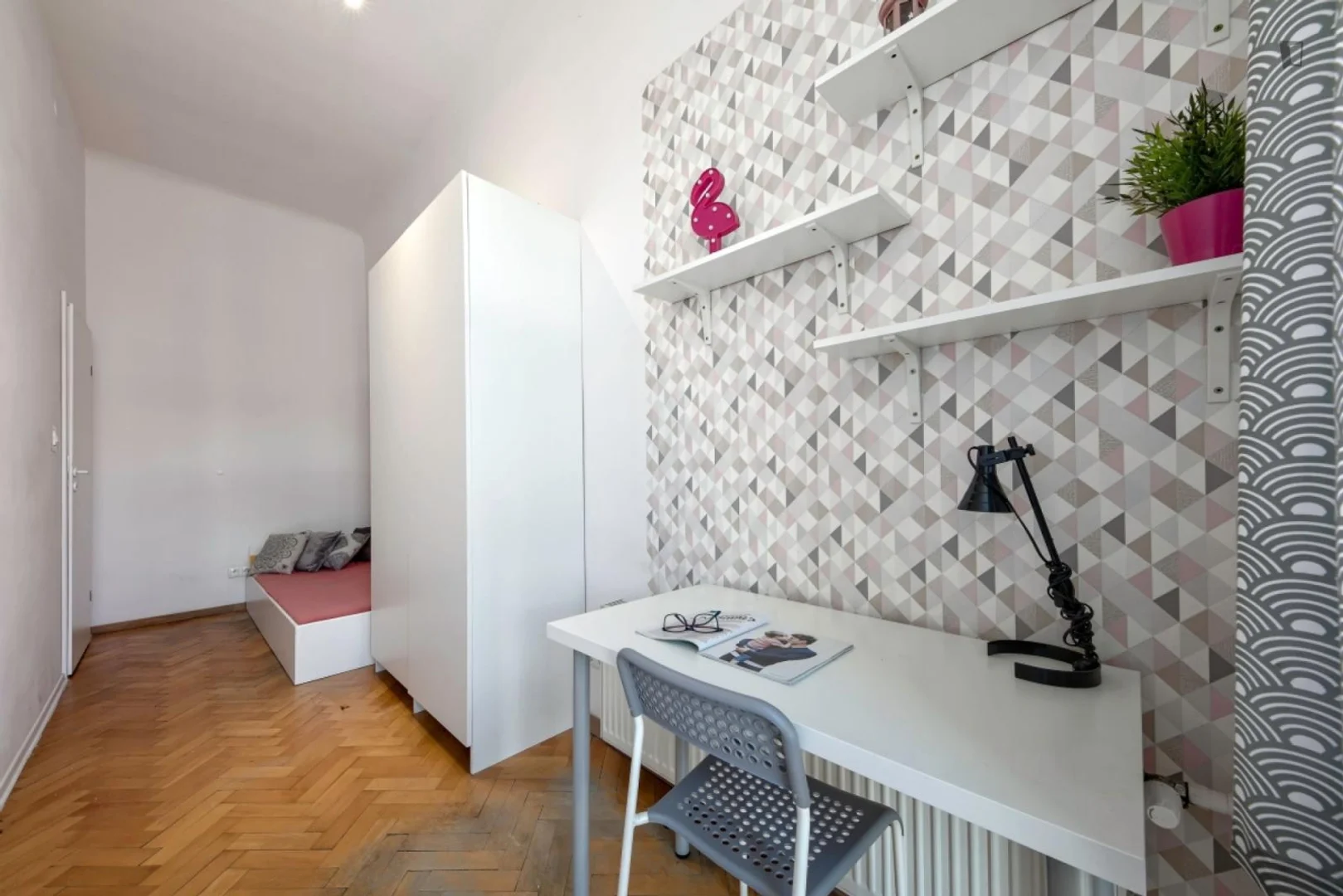 Quarto de estudante funcional perfeito para estudar em 