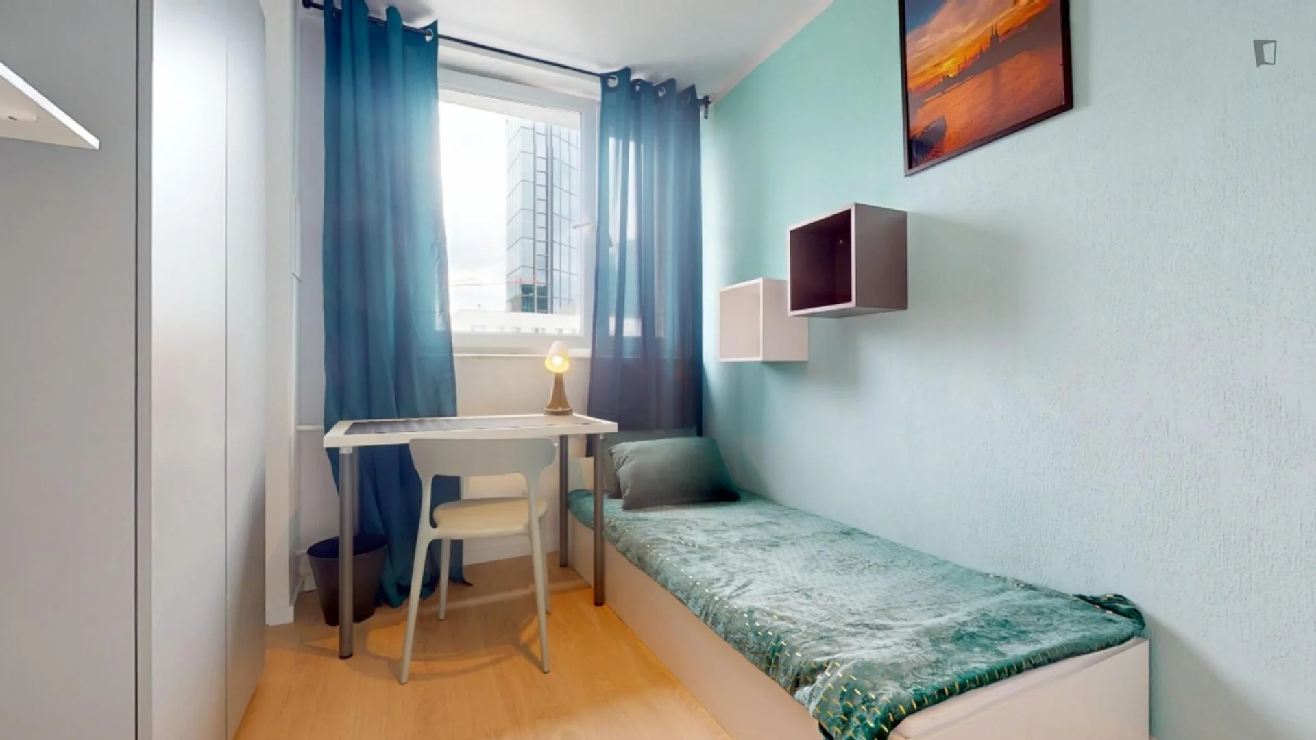 Quarto de estudante funcional perfeito para estudar em