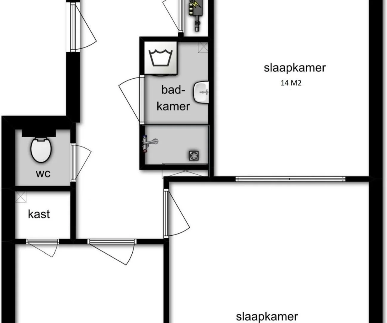 Quarto de estudante económico perto do campus em 