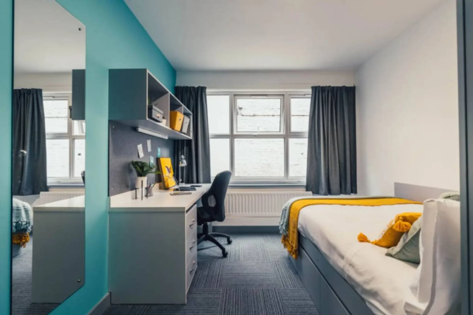 Habitación acogedora para estudiantes disponible en 