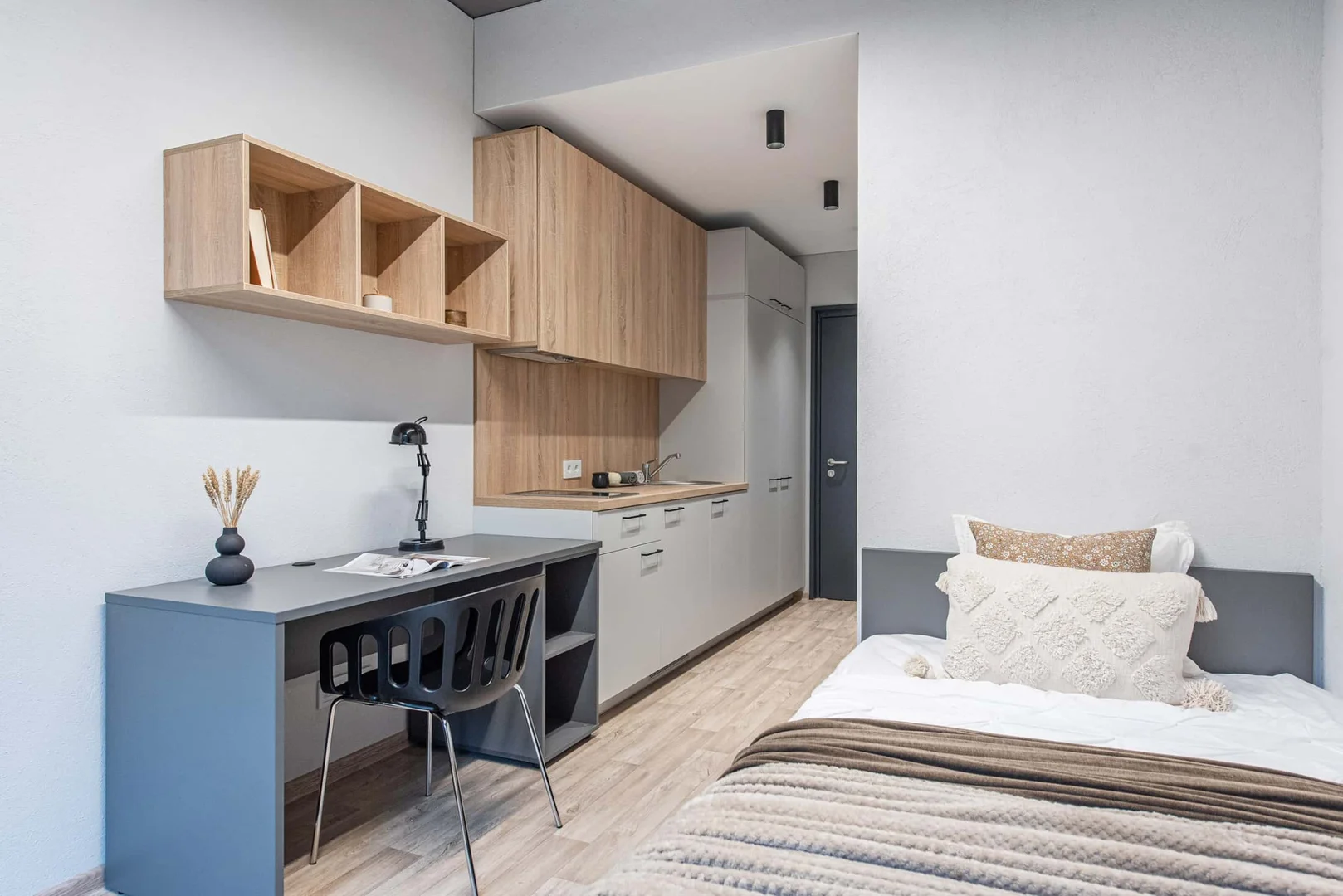 Chambre d'étudiant confortable et spacieuse dans