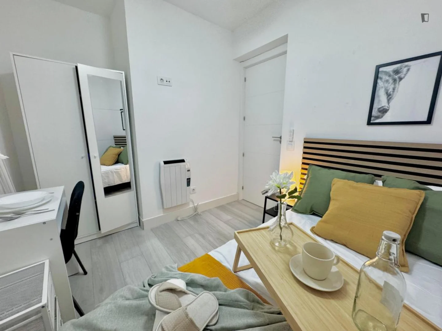 Chambre d'étudiant confortable et spacieuse dans 