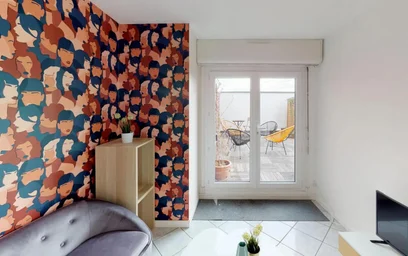 Stanza privata in rue Salvador Allende, immagine 6 di 18