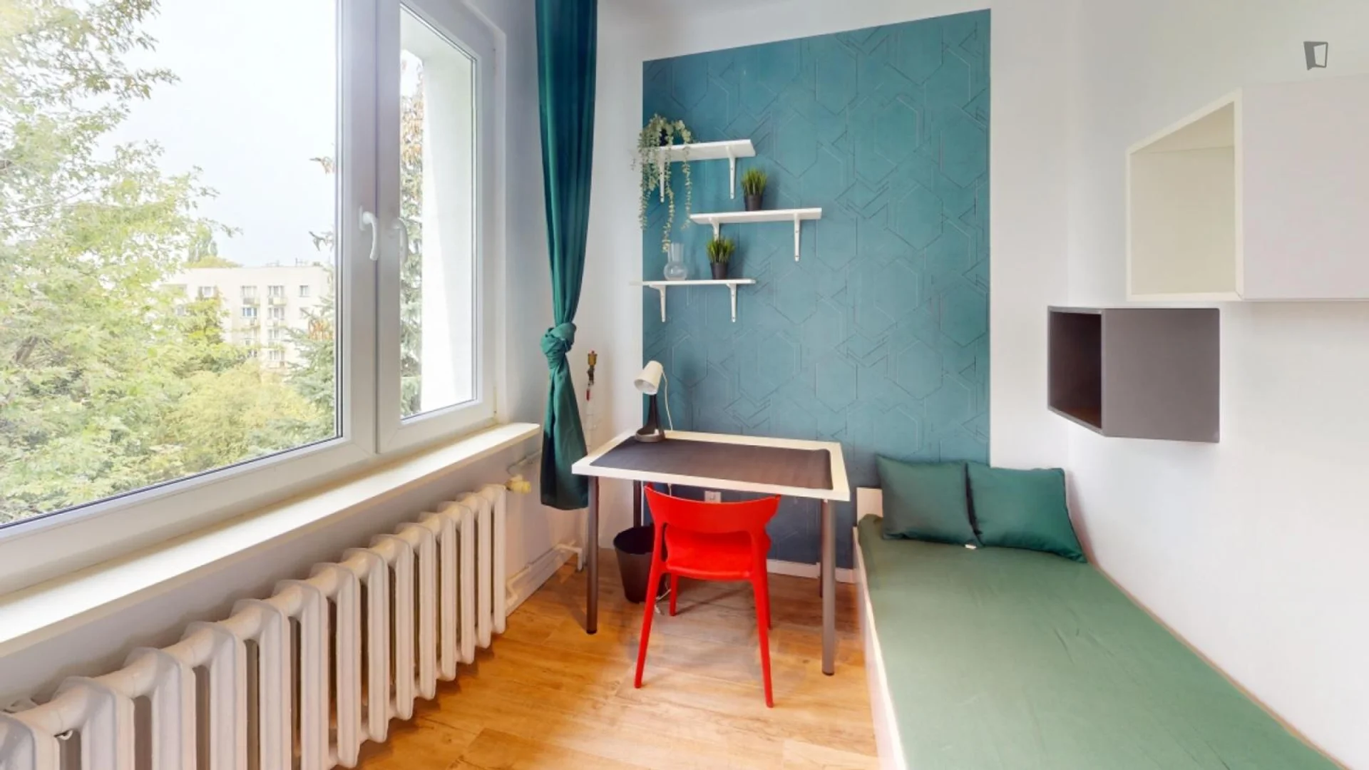 Habitación estudiantil económica cerca del campus en 