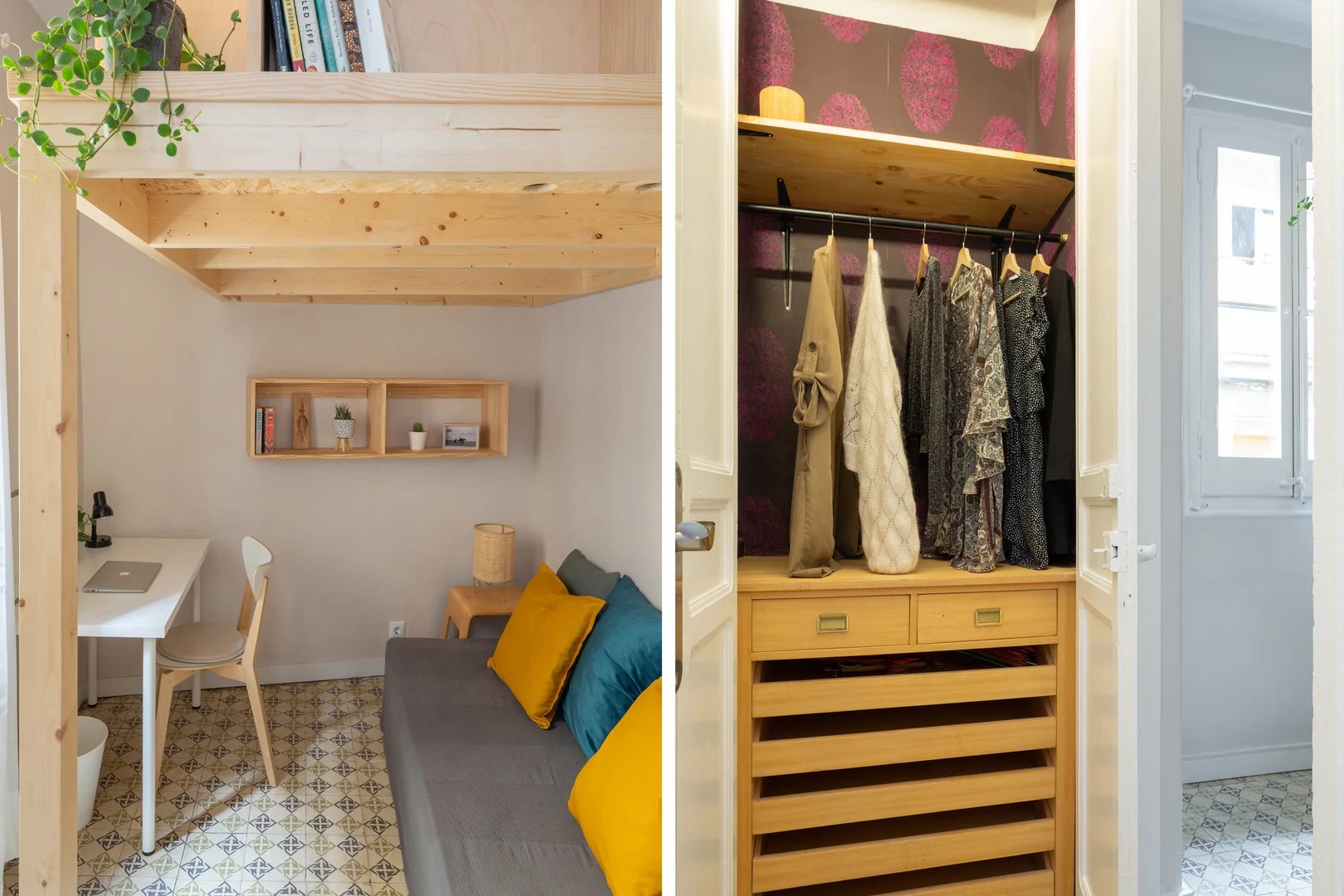 Chambre confortable pour étudiants disponible dans 