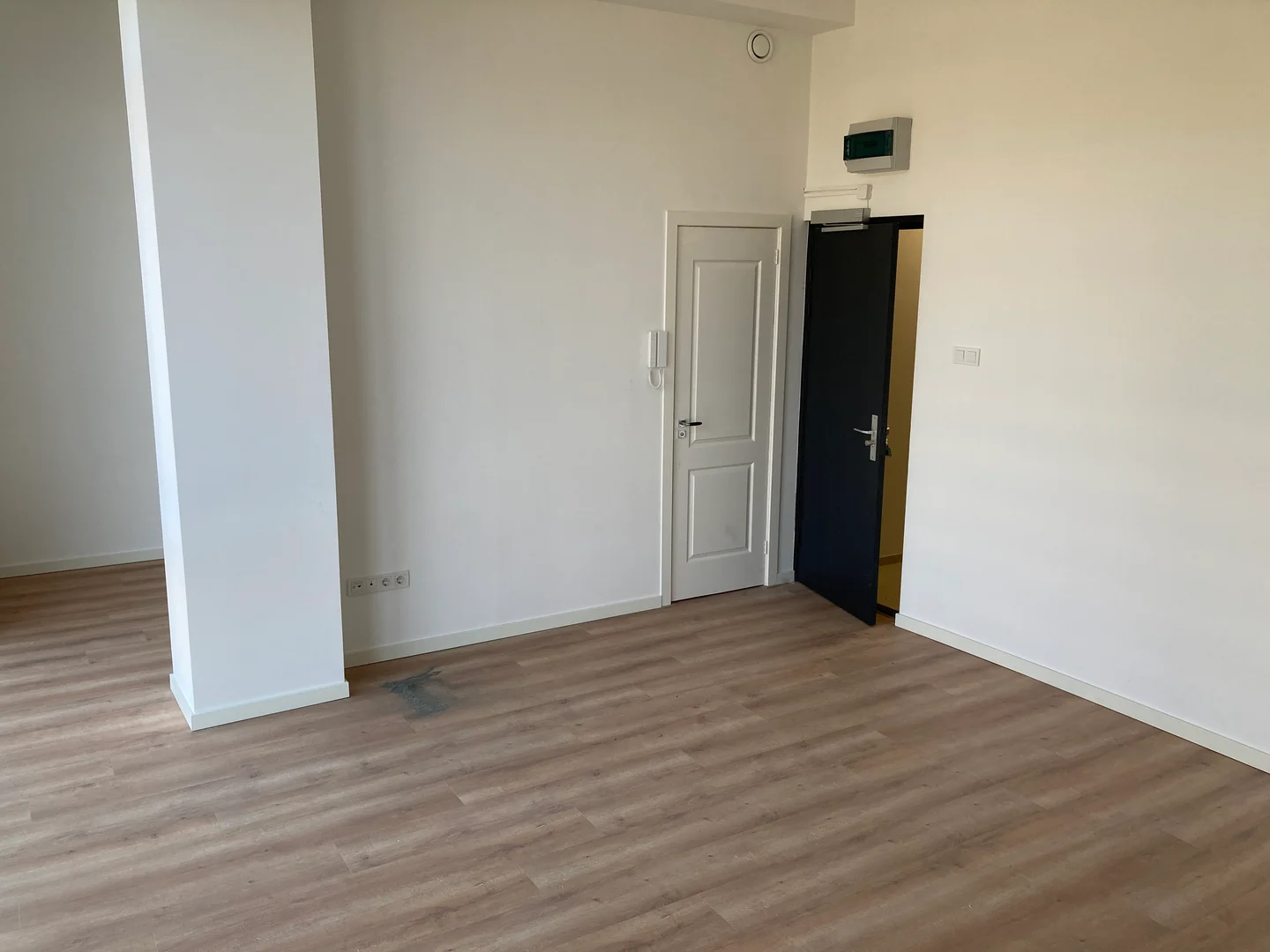 Estudio minimalista para estudiantes en  con distribución eficiente