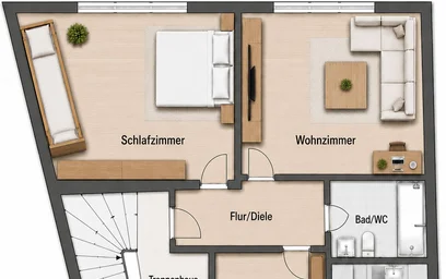 Entire apartment at Bretzenheimer Straße, image 14 of 14
