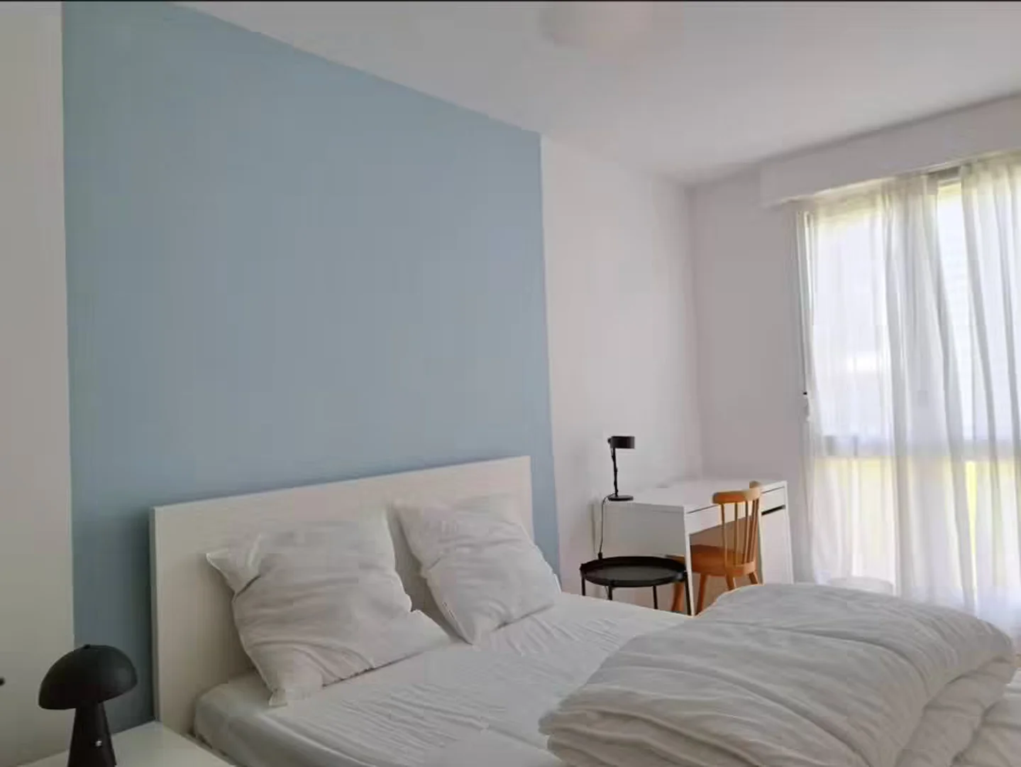 Chambre conviviale pour les étudiants dans  avec des équipements modernes