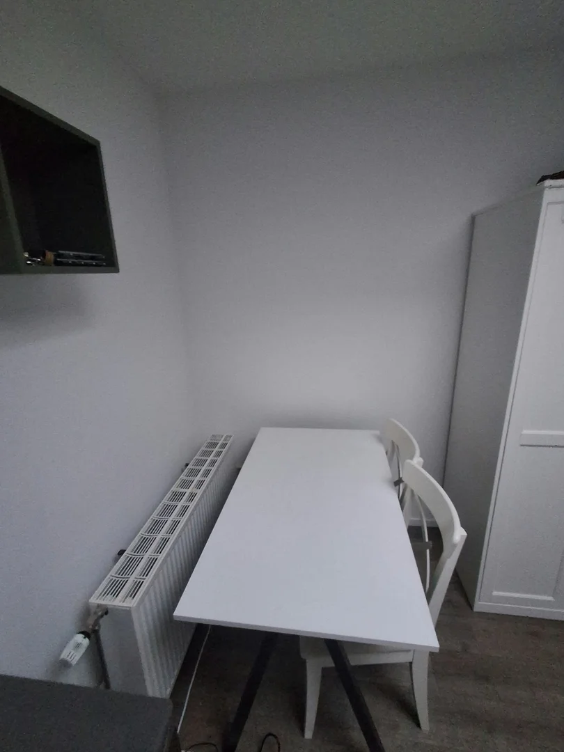 Camera per studenti in  con area studio e servizi in comune