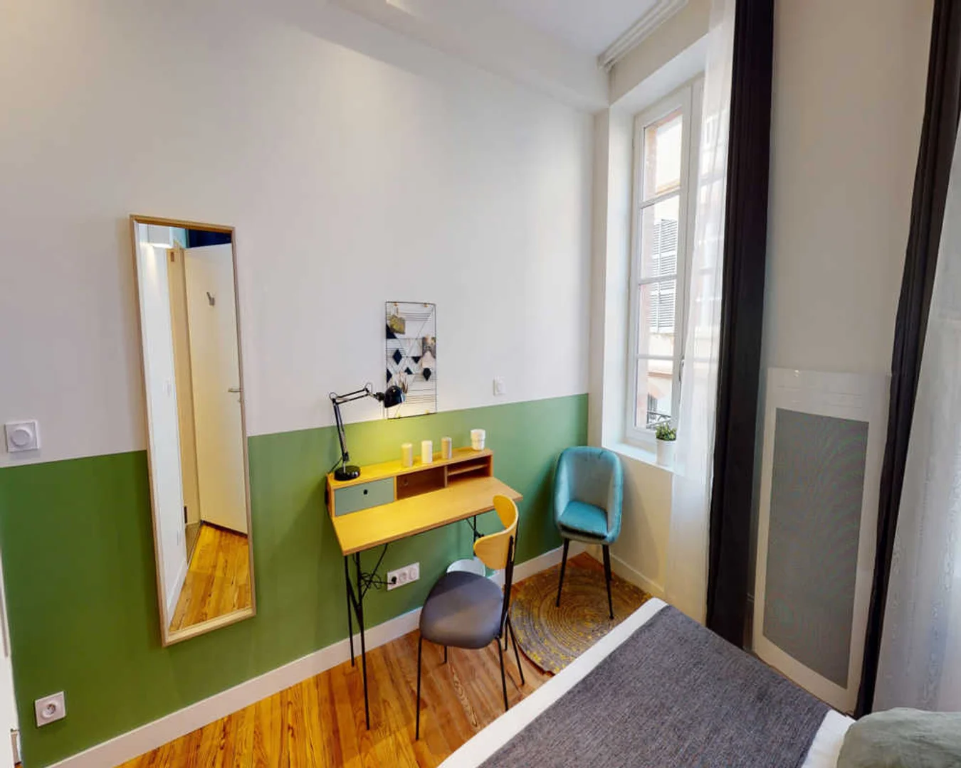 Quarto acolhedor para estudantes disponível em 