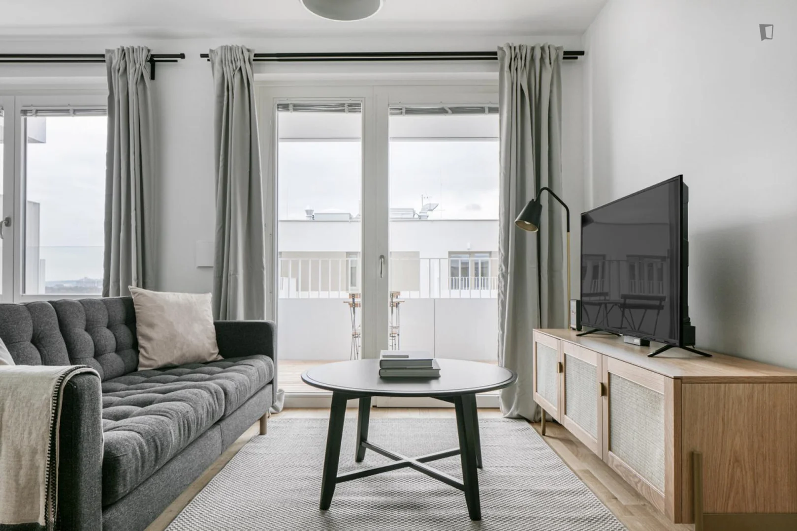 Modern student studio with complete amenities in