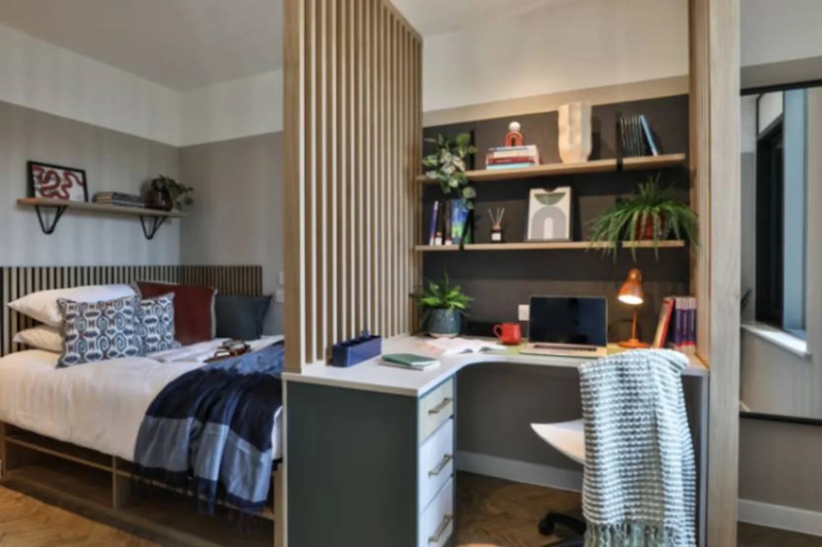 Studio abordable avec des caractéristiques essentielles dans 