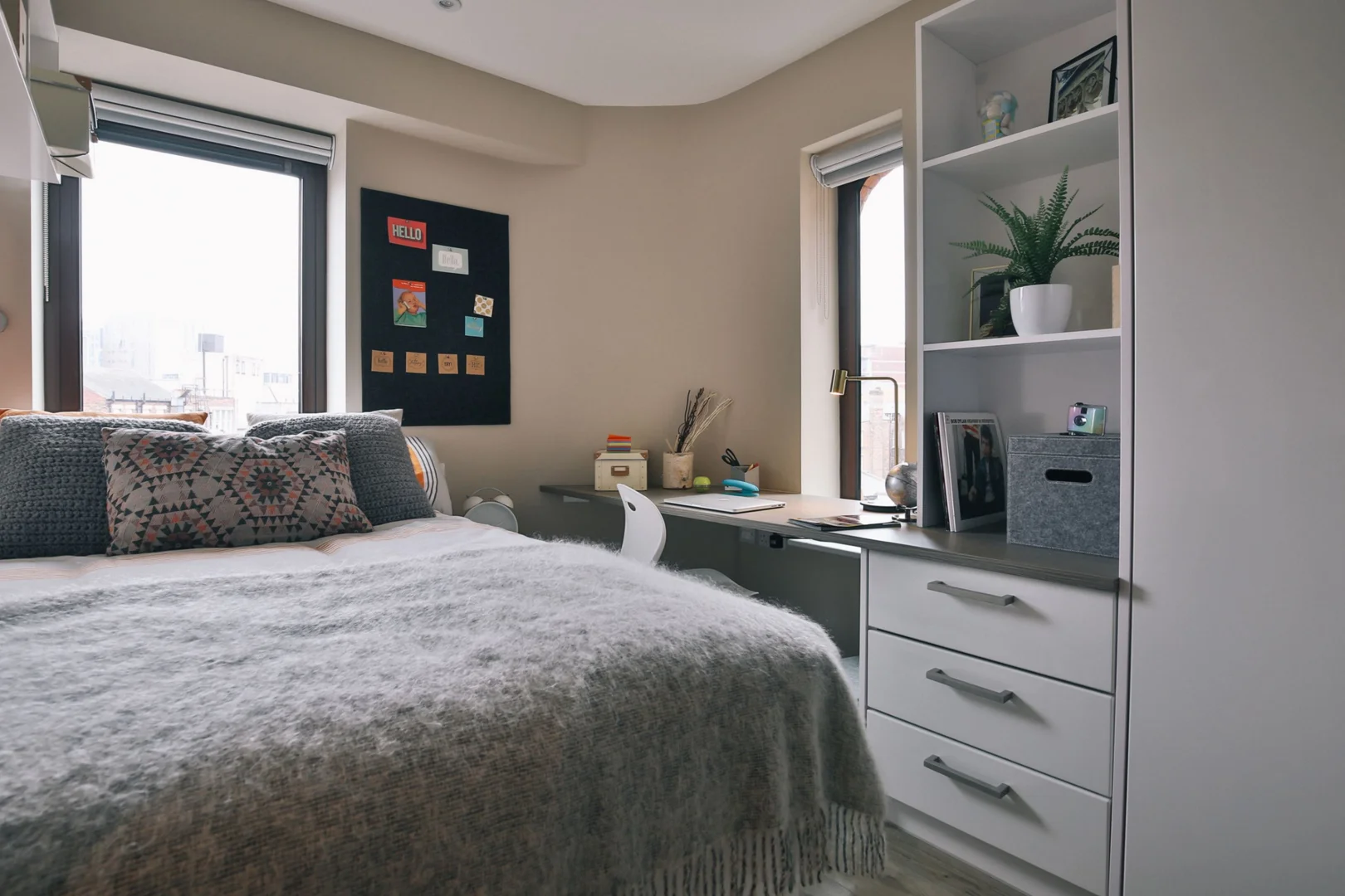 Apartamento estúdio compacto ideal para estudantes em